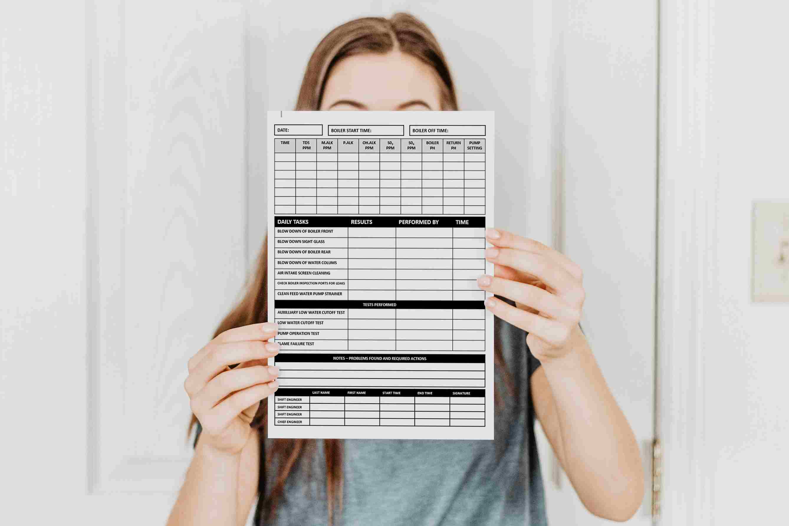 Printable Boiler Maintenance Checklist